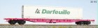 30110 LS Models Container flat car CNC with 45' container "Darfeuille"